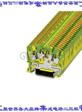 3212011 端子块连接器4POS接地地面5.2mm绿色黄色12-26AWG