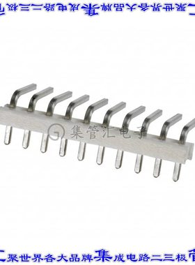 1-640385-0 针座连接器10POS接头3.96mm公形插针通孔直角锡