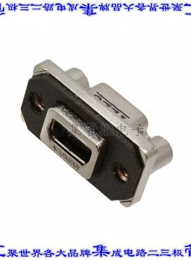 MUSBE15104 连接器USB-miniAB插座5POS USB 2.0通孔直角