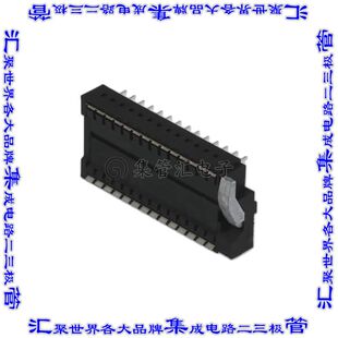 28-526-10 连接器IC插座DIPZIF(ZIP)插口28(2 x 14)位置锡通孔