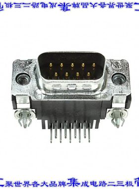 5747832-4 连接器9POS插头公引脚2排D-Sub通孔直角