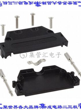 165X10169XE 连接器37POS后壳180度无屏蔽黑色