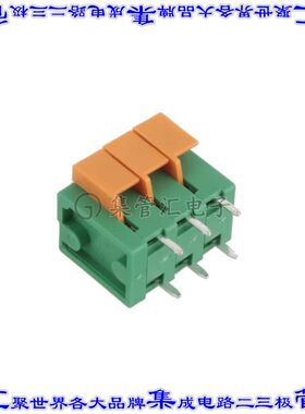 EM279503H 线对板连接器3POS接线端子5.08mm通孔垂直带板