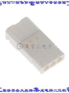 1015243 端子块连接器3POS插头体座2.5mm白色自由悬挂