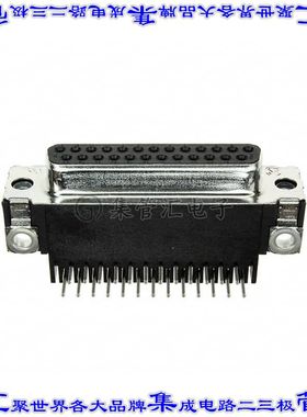 5745992-3 连接器25POS插座母插口2排D-Sub通孔直角