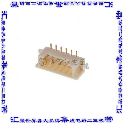DF3E-6P-2V(54) 针座连接器6POS接头2mm公形插针表贴SMD镀金