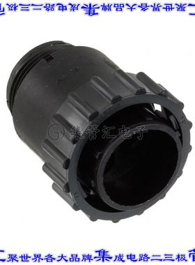 788188-2 圆形连接器3(电源)插头外壳用于公插针黑色自由悬挂耦合