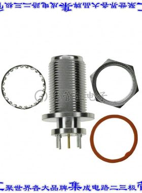 172243 同轴连接器N型插座母插槽焊接50欧姆面板安装通孔