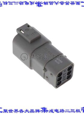 IT04-6P-002-N 矩形连接器外壳6POS插座3排公形引脚灰色自由悬挂