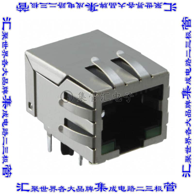 J0011D21ENL 接插件连接器CONN JACK 1PORT 100 BASE-TX PCB