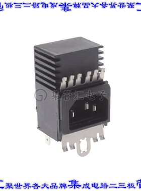 GRF4.0026.013.C 电源接入连接器3POS插座公型片状插脚IEC320-C14
