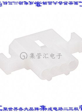 770334-1 矩形连接器外壳4POS插头3.68mm天然色面板安装