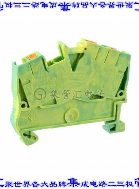 3211935 端子块连接器3POS接地地面5.2mm绿色黄色12-26AWG