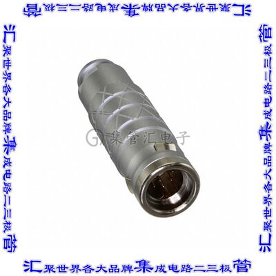 FLKD-10FGMS-GCP-215 圆形连接器10POS插头公引脚焊杯镀金自由悬