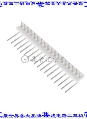 1-640453-8 针座连接器18POS接头2.54mm公形插针通孔直角锡