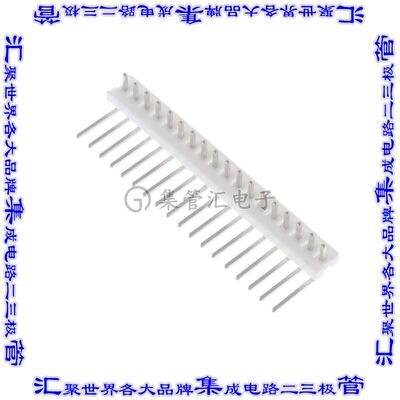 1-640453-8 针座连接器18POS接头2.54mm公形插针通孔直角锡