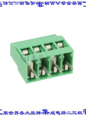 1712805 线对板连接器4POS接线端子5.08mm通孔水平带板