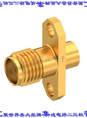 R125252000 同轴连接器SMA插孔母形插口焊接50欧姆面板安装