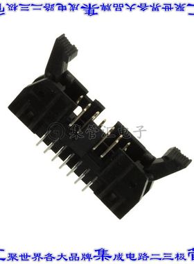 5499374-2 针座连接器14POS接头2排2.54mm公形插针通孔直针镀金