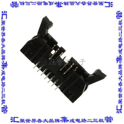5499374-2 针座连接器14POS接头2排2.54mm公形插针通孔直针镀金