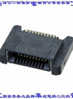 HSEC8-110-01-L-RA 卡边缘连接器20POS母头2排0.8mm黑色镀金