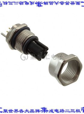 MSXS-08PFFP-SF7001 圆形连接器8POS插座母插口焊接镀金面板安装