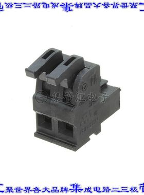 ASP0460222 端子块连接器2POS插头母插口5.08mm黑色自由悬挂