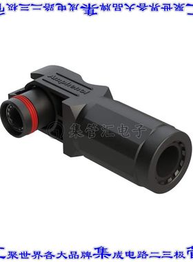 ATHP061RS08NN-35 矩形连接器1POS插头母插口黑色银自由悬挂