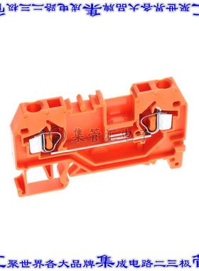 280-902 端子块连接器2POS馈通式5.0mm橙色12-28AWG
