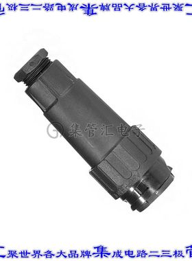 C01610I0170021 圆形连接器18(17+PE)插头外壳用于公插针黑色自由