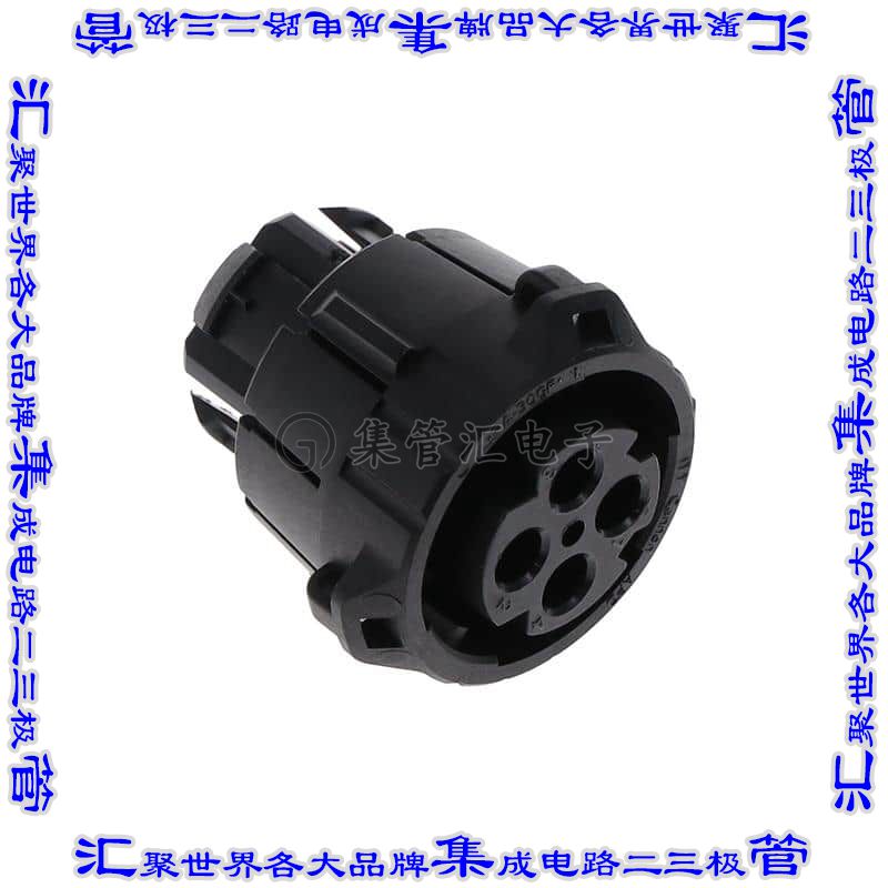 APD-1BS-K2 圆形连接器4POS插头外壳用于母插口黑色自由悬挂耦合
