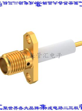 R125464000 同轴连接器SMA插孔母形插口焊接50欧姆面板安装