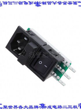 6424.0253.20 电源接入连接器3POS插座公插片模块IEC320-C14面板