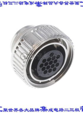 208488-5 圆形连接器16POS插头外壳用于母插口银色自由悬挂耦合螺