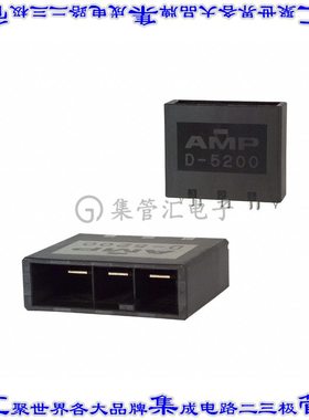 1-353082-3 针座连接器3POS接头10.16mm公形插针通孔直针镀金