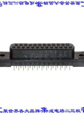 5207828-4 连接器25POS插座母插口2排D-Sub通孔
