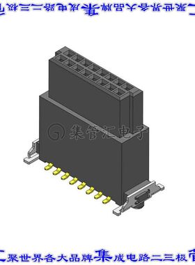 CBEC224-0879B001C1AF 针座连接器16POS插座2排1.27mm母形插口表