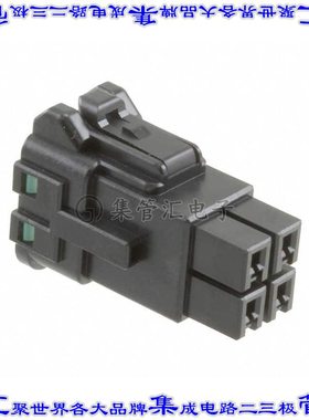 DF63WA-4S-3.96C 矩形连接器外壳4POS插座2排3.96mm母形插口黑色