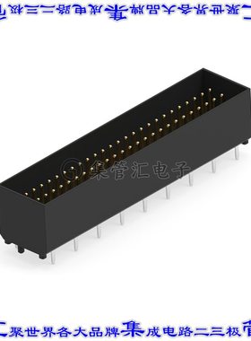 224558-E 针座连接器50POS接头2排1mm公形插针表贴SMD镀金