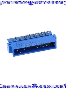 PCIM30W15M400A1/AA 背板连接器30POS接头公引脚通孔直角蓝色