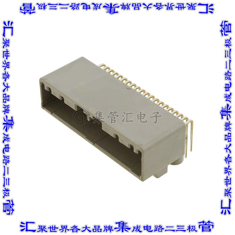 MX34040NF2 针座连接器40POS接头2排2.2mm公形插针通孔直角锡