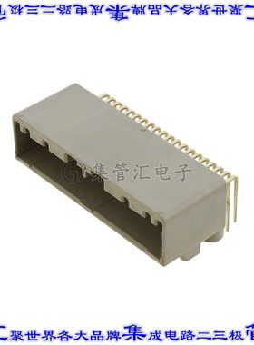 MX34040NF2 针座连接器40POS接头2排2.2mm公形插针通孔直角锡