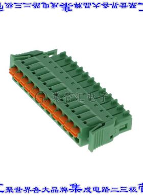 1952128 端子块连接器12POS插头母插口3.5mm绿色自由悬挂