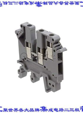 3002225 端子块连接器3POS馈通式5.2mm灰色12-30AWG