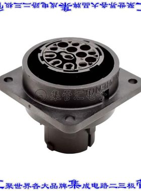 C01610G0120002 圆形连接器13(12+PE)插座外壳用于母插口黑色面板