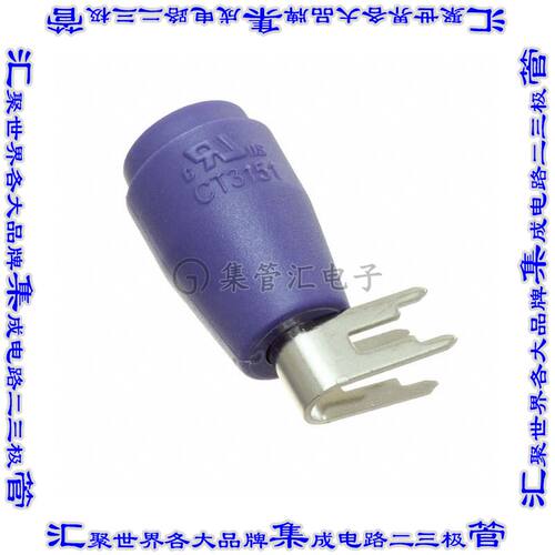 CT3151SP-7 接插件连接器CONN BANANA JACK SOLDER PURPLE