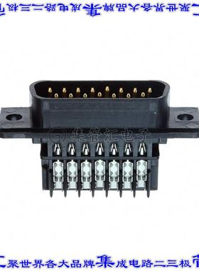 745207-7 连接器15POS插头公引脚2排D-Sub自由悬挂