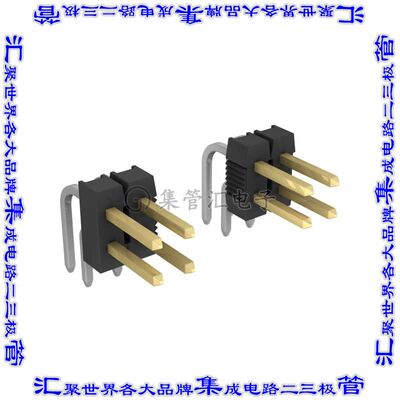 9-102975-0-09 针座连接器18POS分离式2排2.54mm公形插针通孔直角