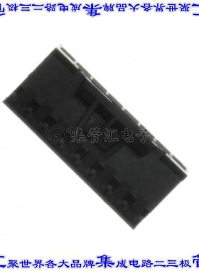 10073599-016LF 矩形连接器外壳16POS插座2排2mm母形插口黑色自由