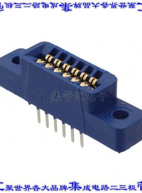 EBC06DRXH 卡边缘连接器12POS母头2排2.54mm蓝色镀金